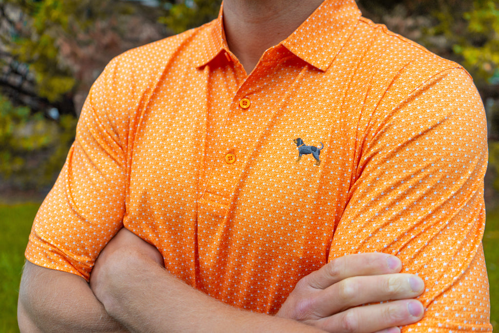 Bluetick StarVols Print Polos