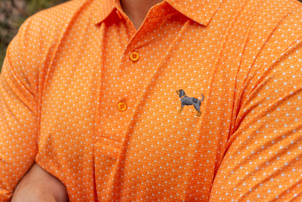 Bluetick StarVols Print Polos