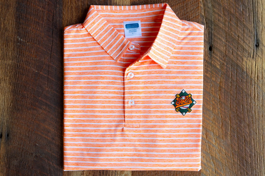 Vols Baseball Heather Reese Stripe Polos