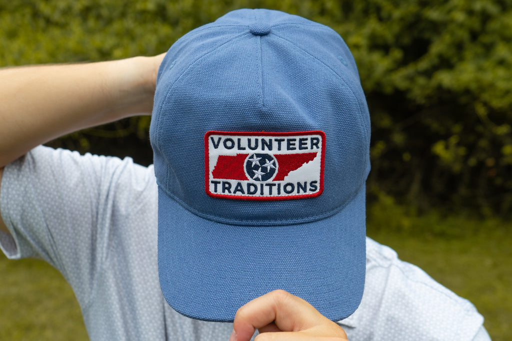 TN State Outline Canvas Hats