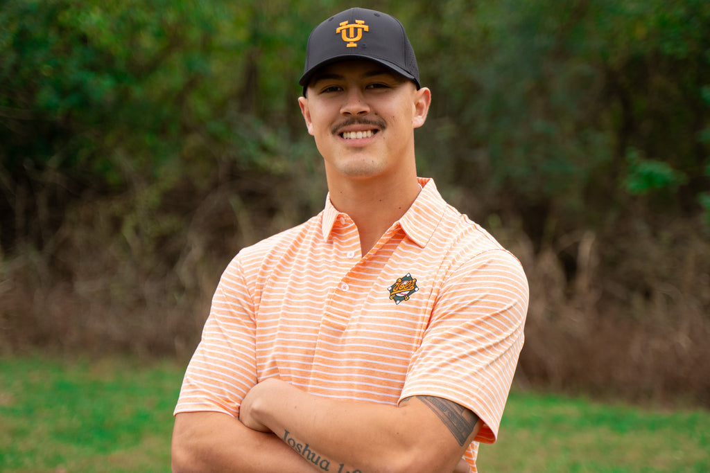 Vols Baseball Heather Reese Stripe Polos