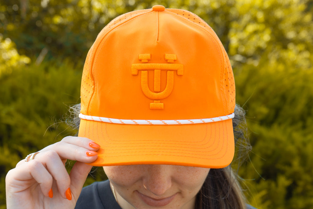 Orange Out Interlocking UT Signature Hats