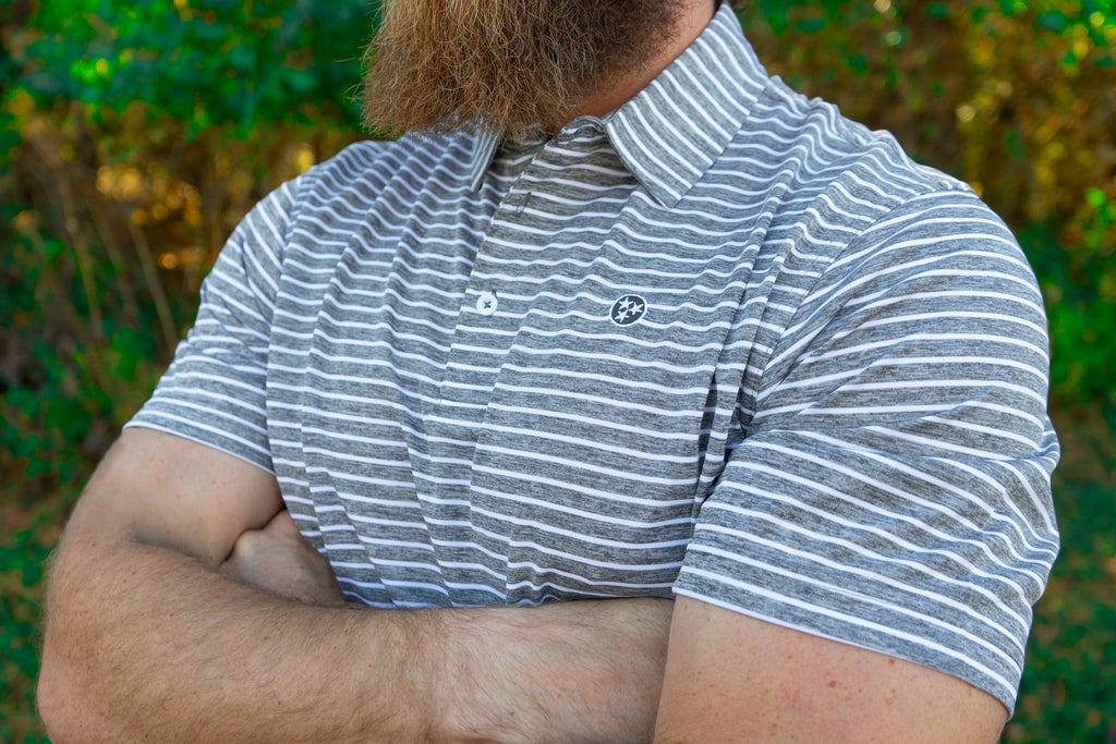 Tristar Heather Reese Stripe Polos