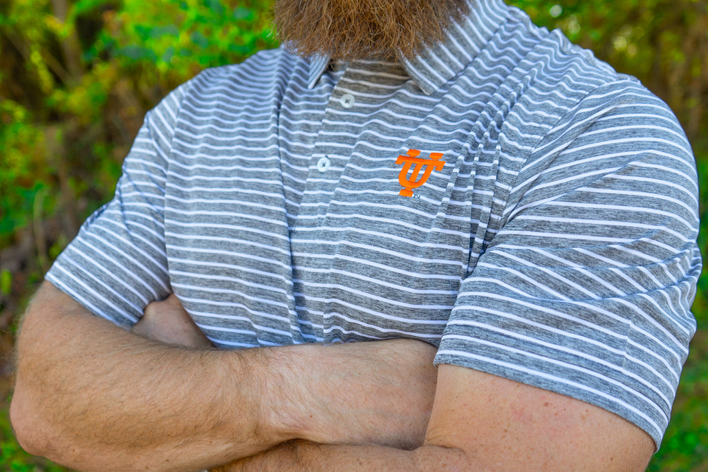 UT Heather Reese Stripe Polos