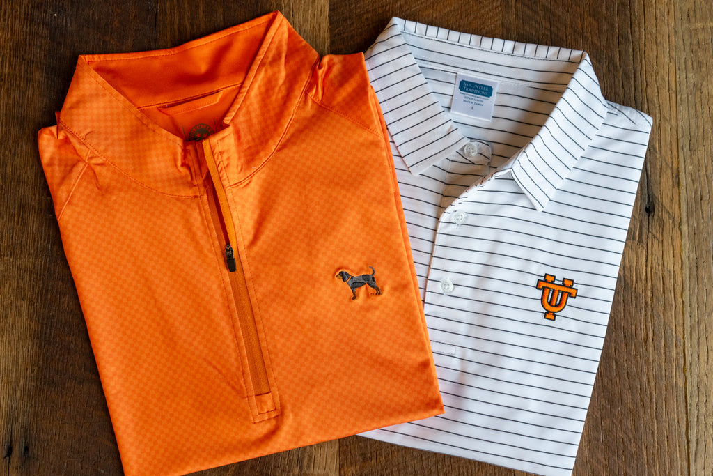 Bluetick Checkerboard Pullover + UT Polo Bundle