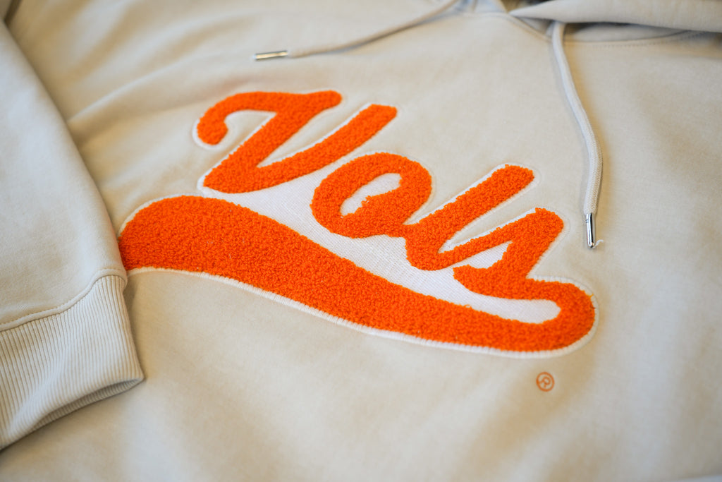 Script Vols Chenille Cropped Hoodie