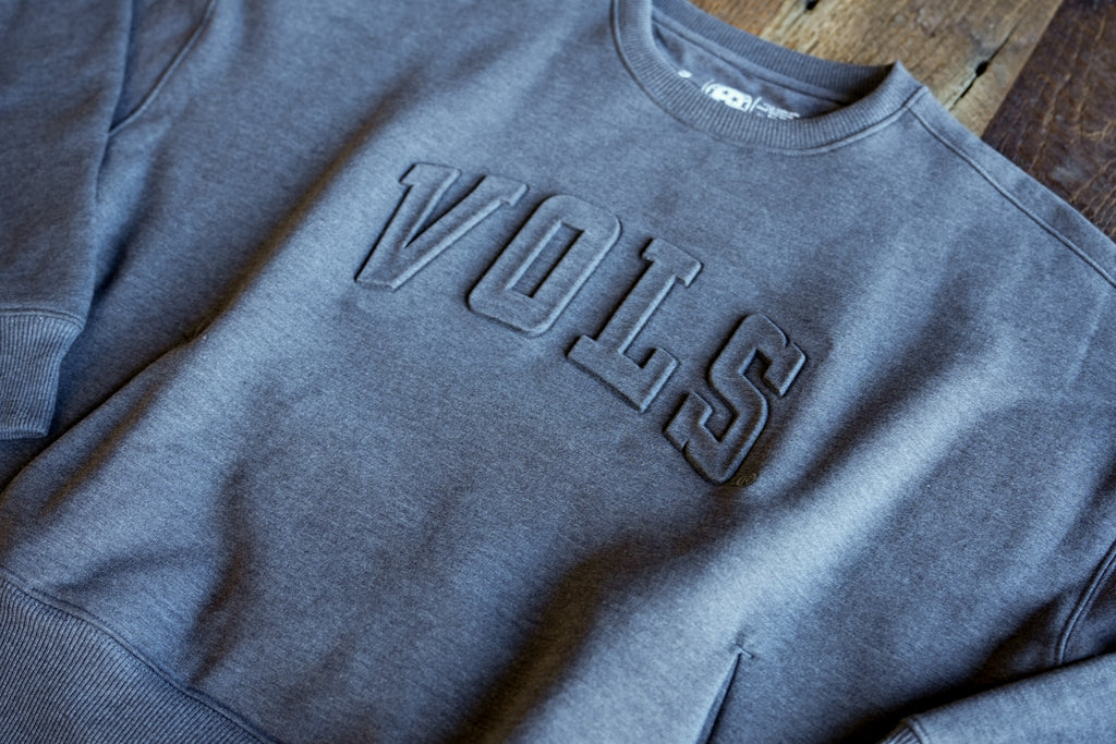 Vols Embossed Cropped Crewneck