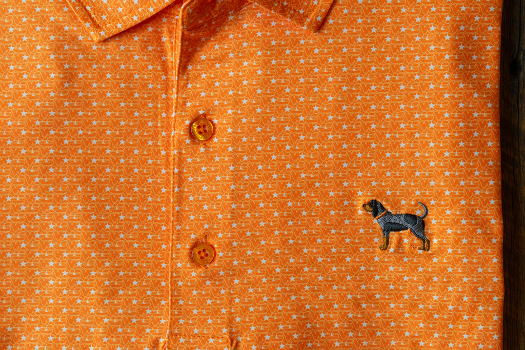 Bluetick StarVols Print Polos