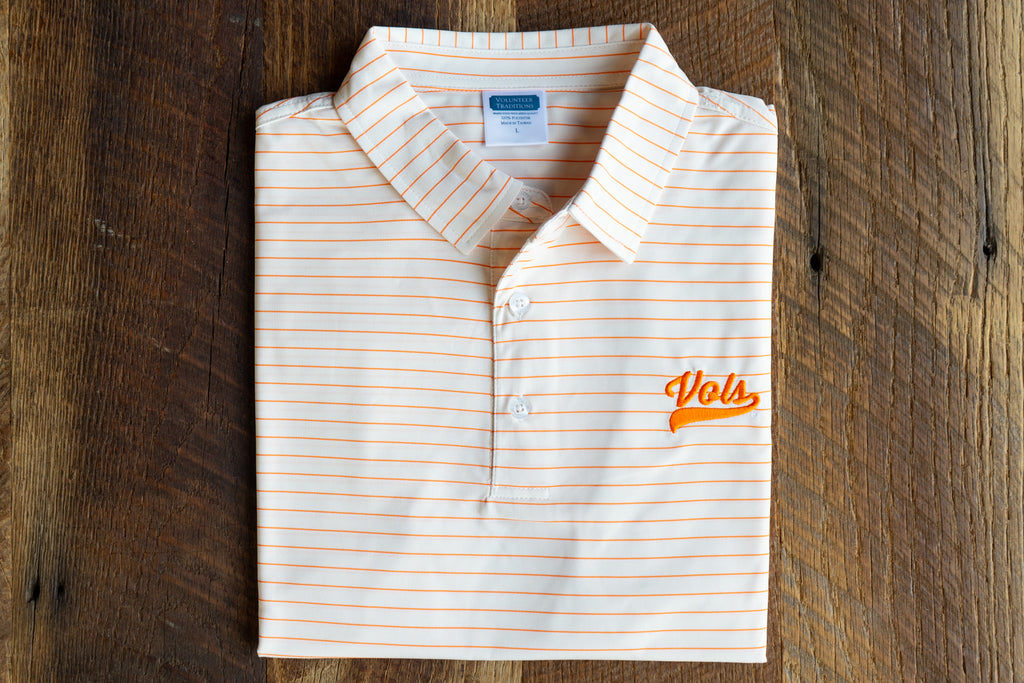 Script Vols Wide Stripe Polos