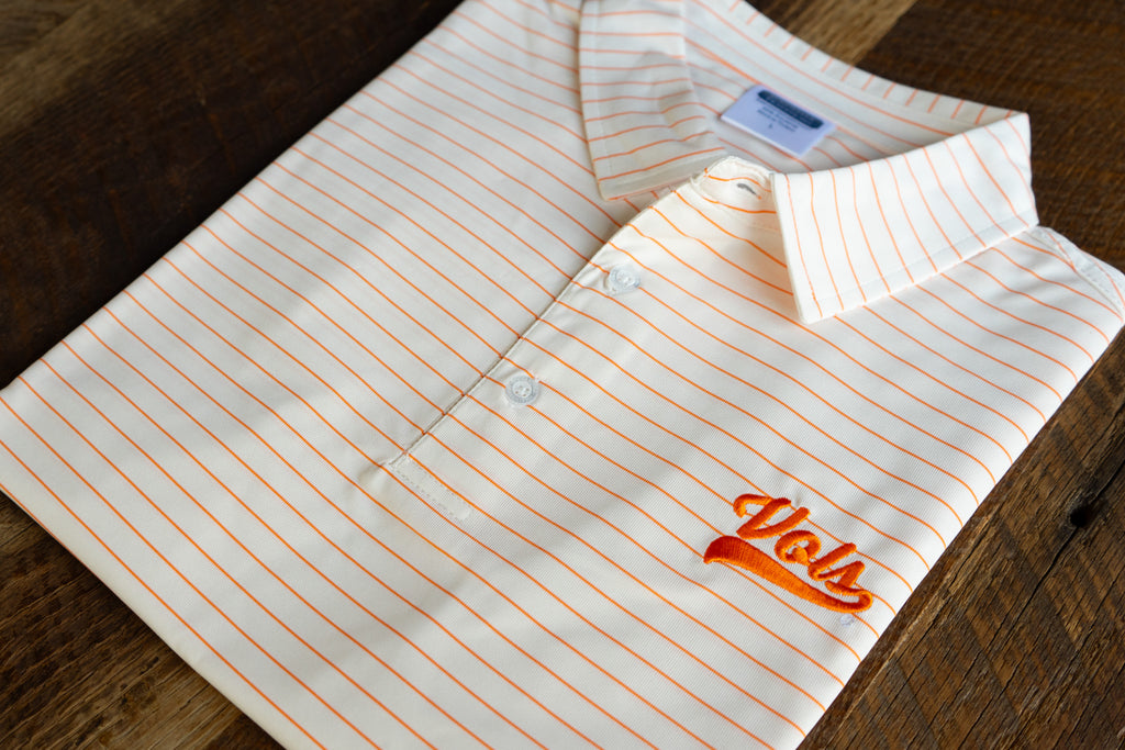 Script Vols Wide Stripe Polos