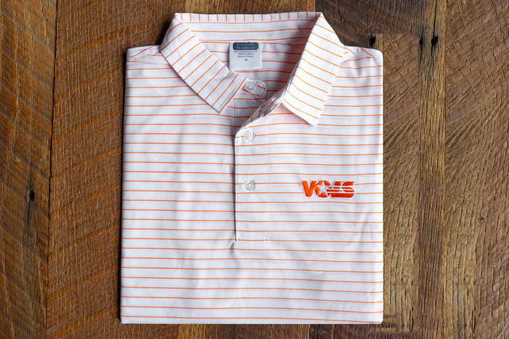 Star Vols Wide Stripe Polos