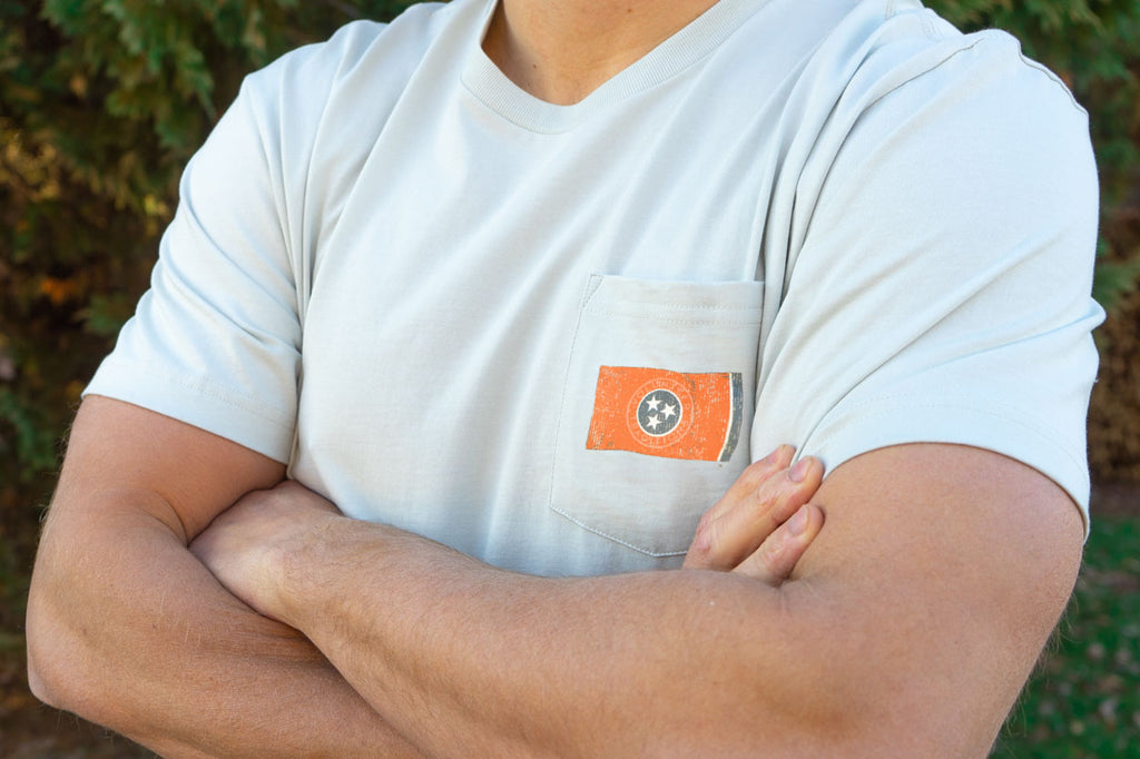 Tennessee Flag Pocket Tees