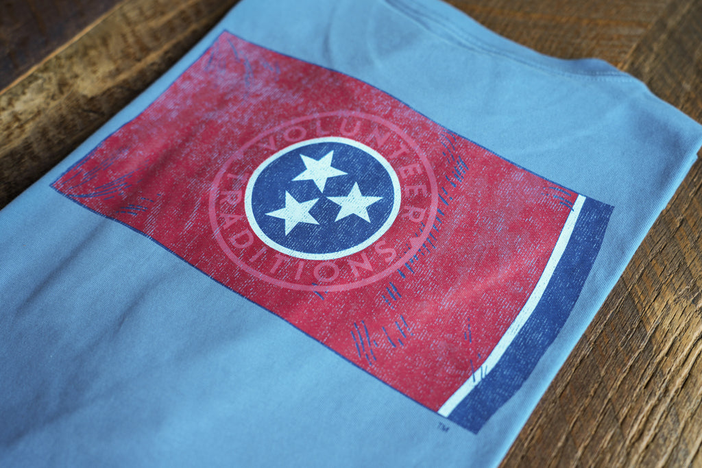 Tennessee Flag Pocket Tees