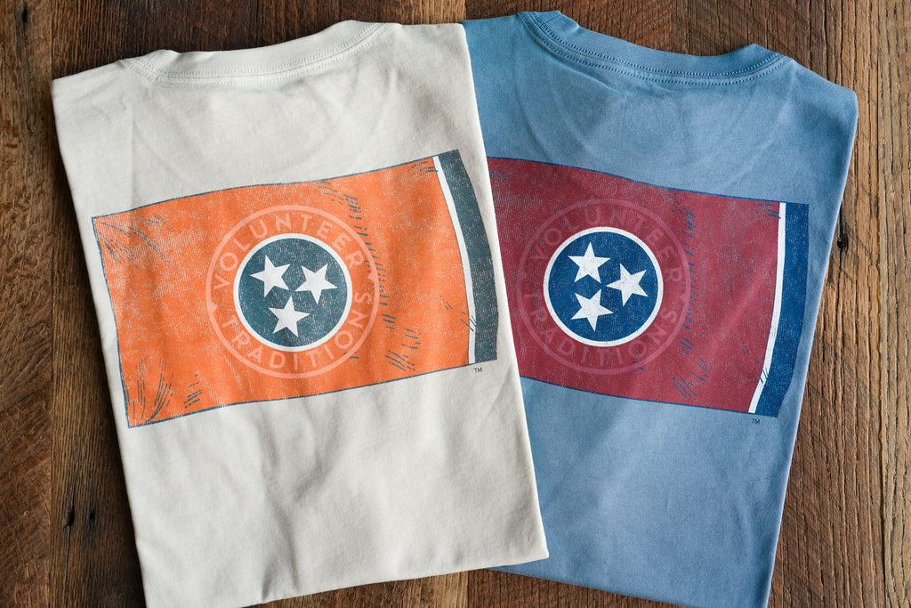 Tennessee Flag Pocket Tees