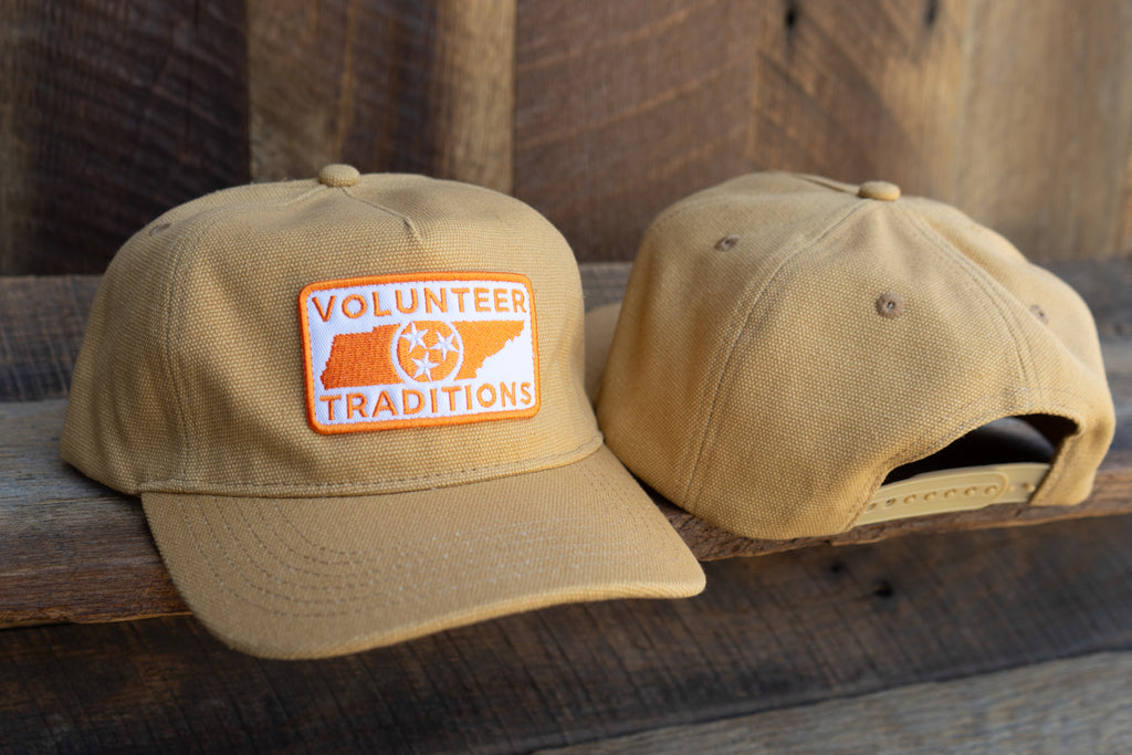 TN State Outline Canvas Hats