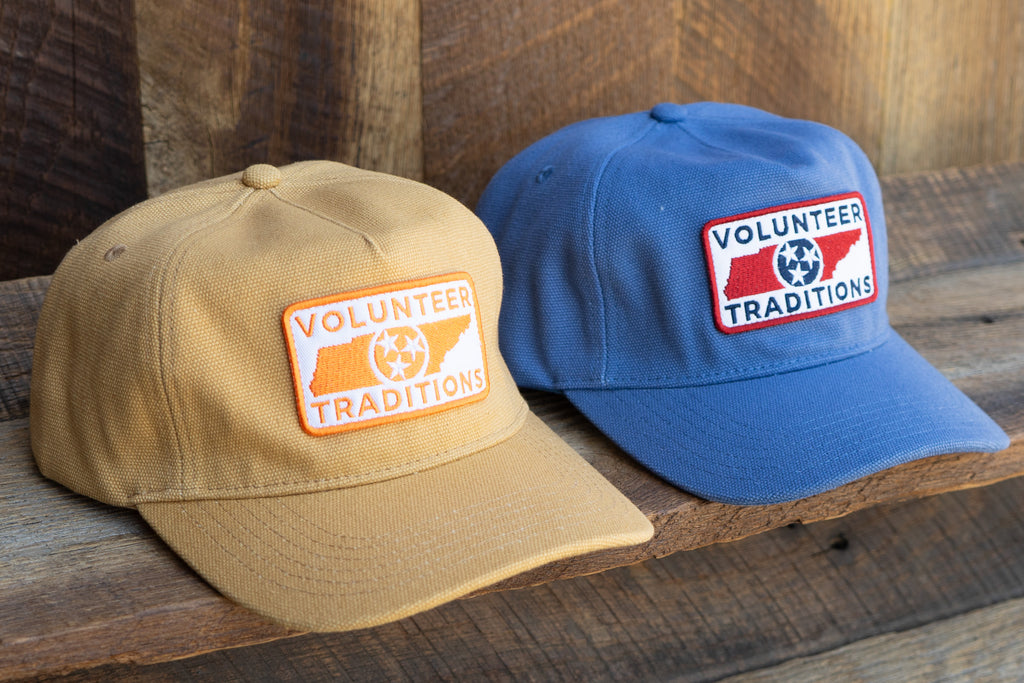 TN State Outline Canvas Hats