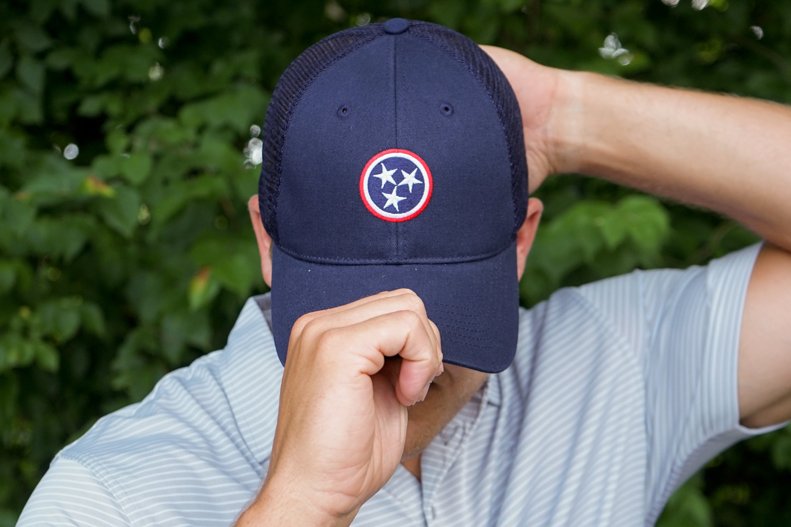 Tennessee Tristar Hat Tennessee Baseball Cap Tennessee Hat 